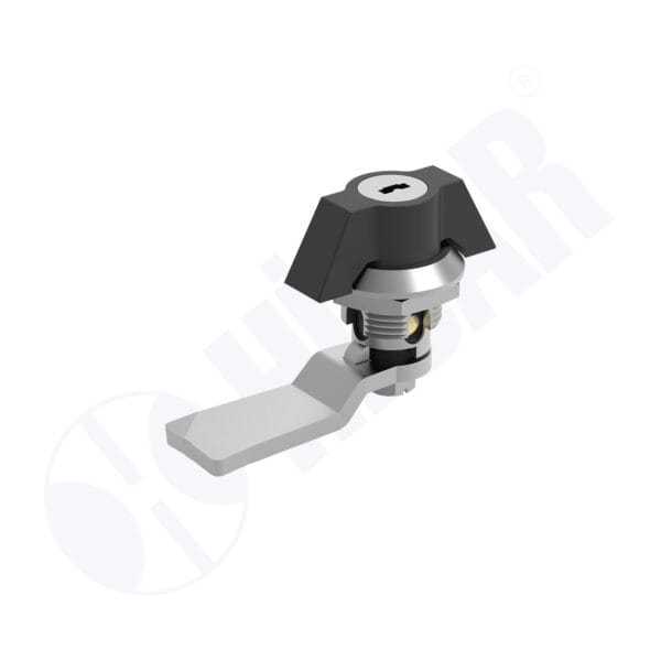 260-Siyah-Hisar-Silindirli-Pano-Kilidi-Logolu 260 Silindirli Pano Kilidi